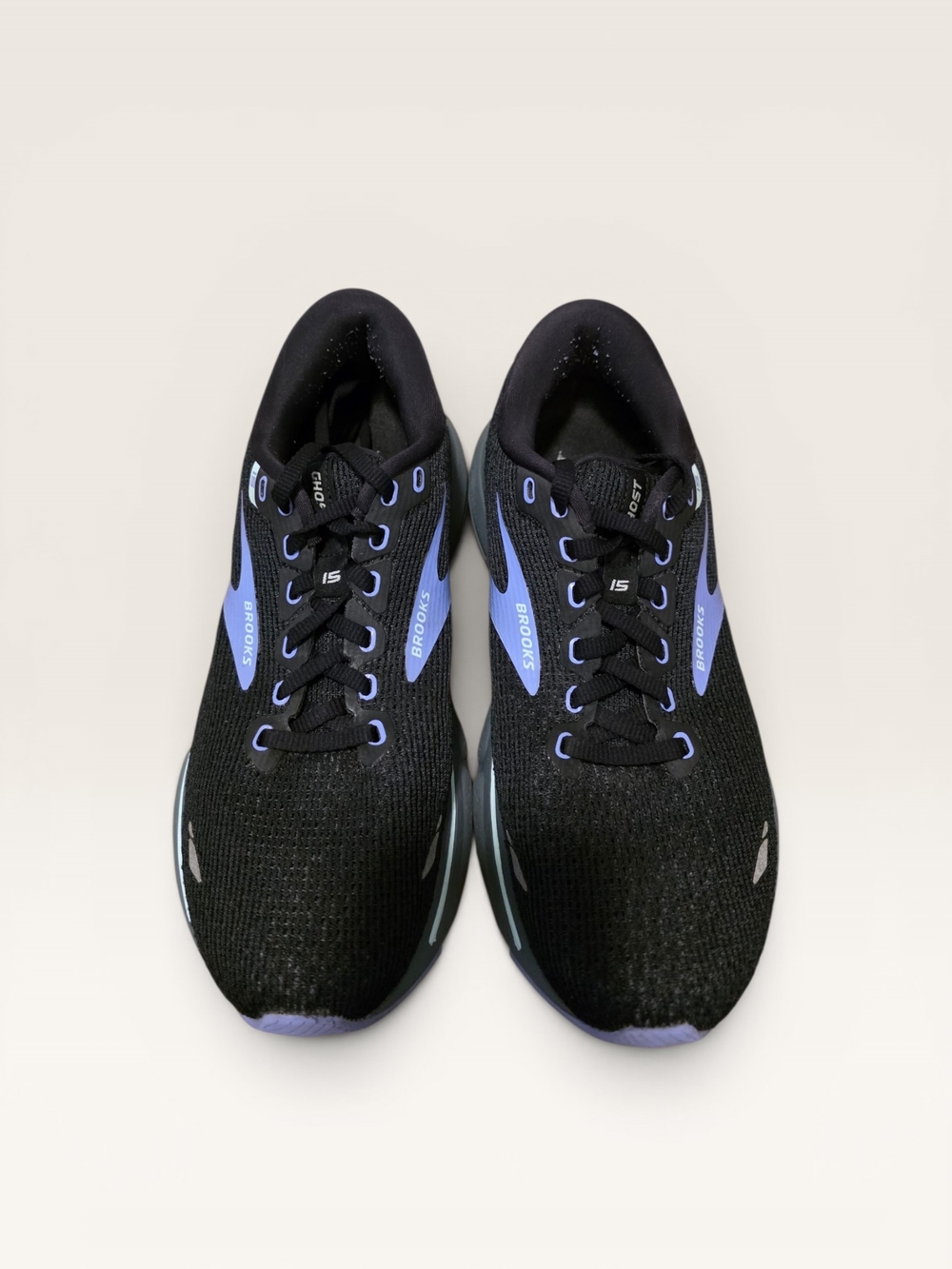 Brooks Ghost 15 Women's Size 8 Black Jacaranda Salt Running Shoes 1203801B011 - Picture 4 of 9